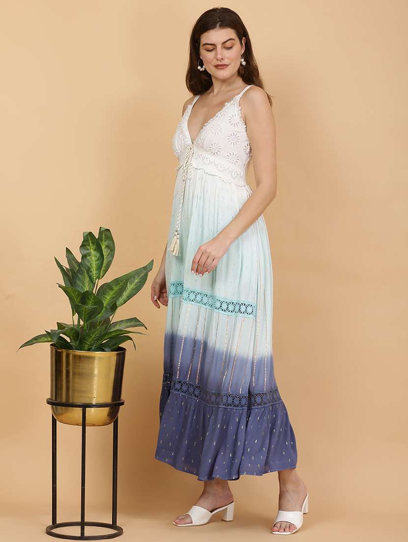 majestic by baani women multicolor maxi full length dress - 22148048 -  Standard Image - 3