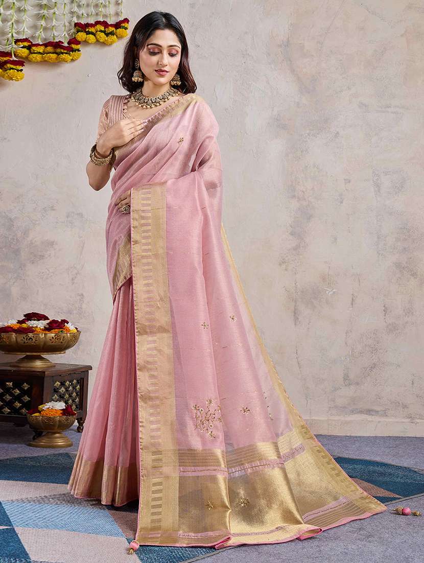 women self design bordered saree with blouse - 22148179 -  Zoom Image - 0