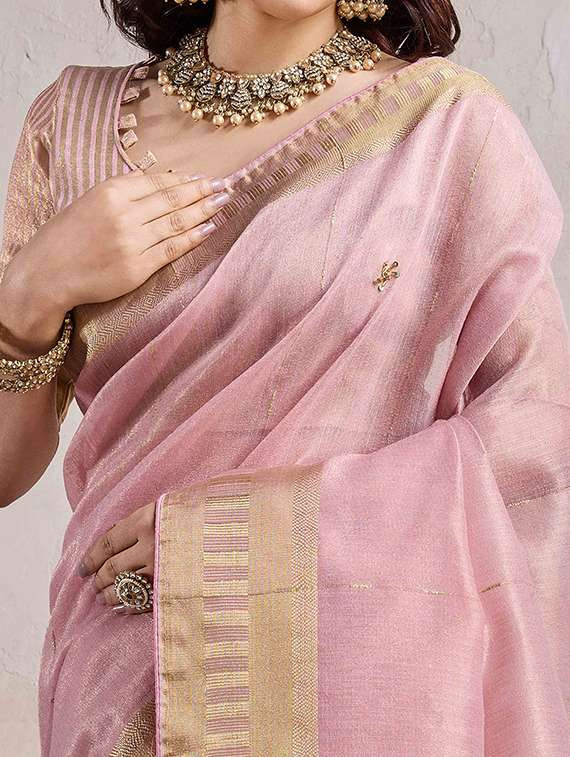 women self design bordered saree with blouse - 22148179 -  Standard Image - 5