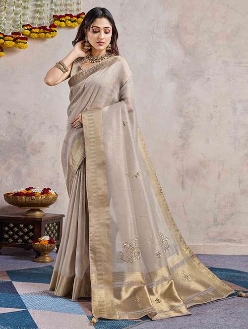 women self design bordered saree with blouse - 22148180 -  Standard Image - 0