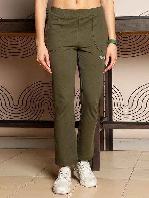 women solid regular track pant - 22148190 -  Standard Image - 0