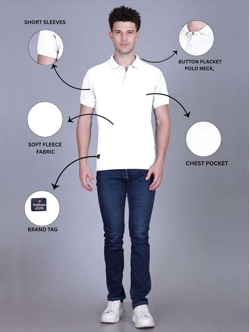 white polyester plain tshirt - 22148223 -  Standard Image - 3