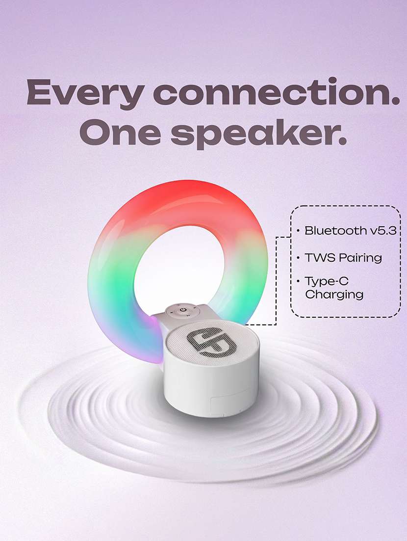 snapup groove halo portable bluetooth speaker (ivory) - 22153776 -  Standard Image - 3