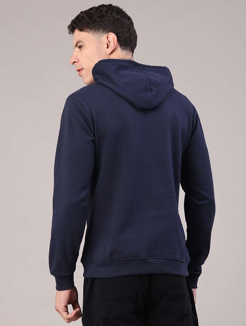 men printed long sleeve hooded sweatshirt - 22154354 -  Standard Image - 3