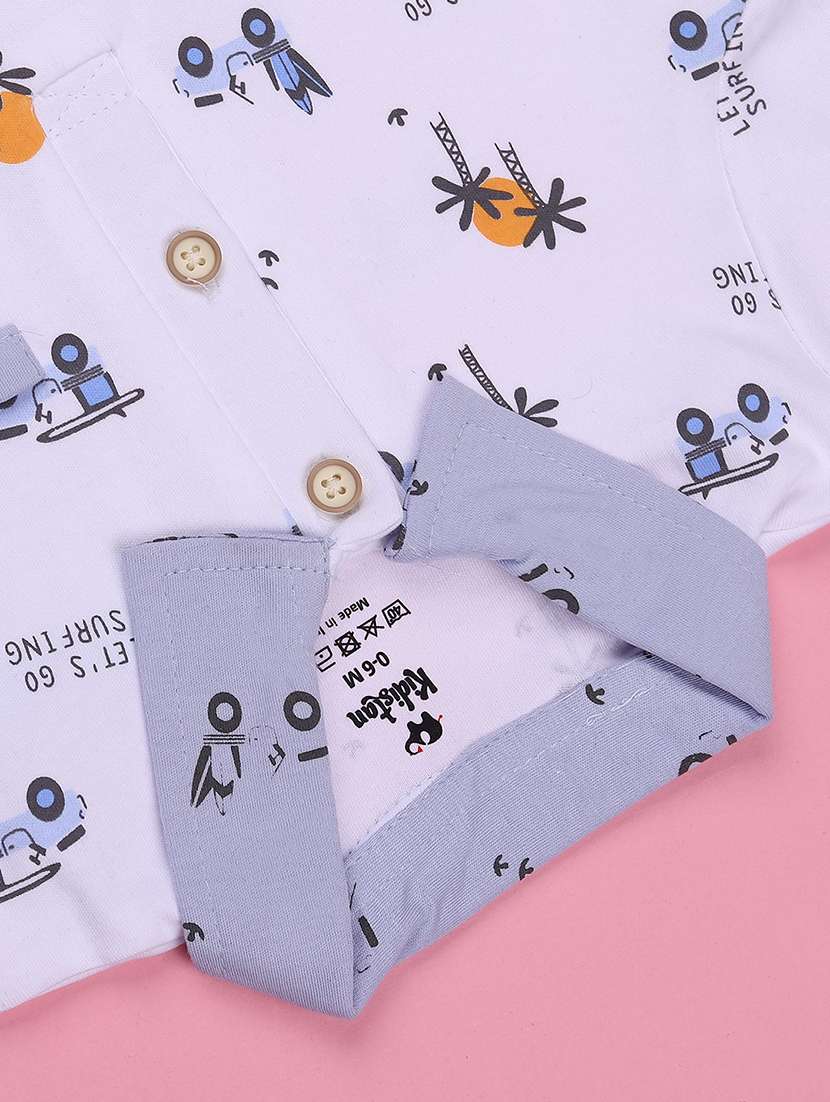 boys printed short sleeve polo t-shirt - 22154401 -  Standard Image - 3