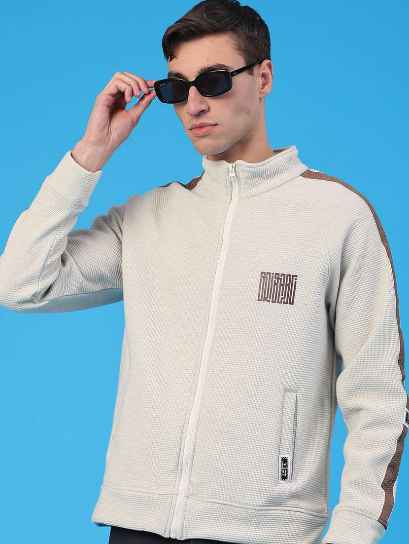 men printed long sleeve sweatshirt