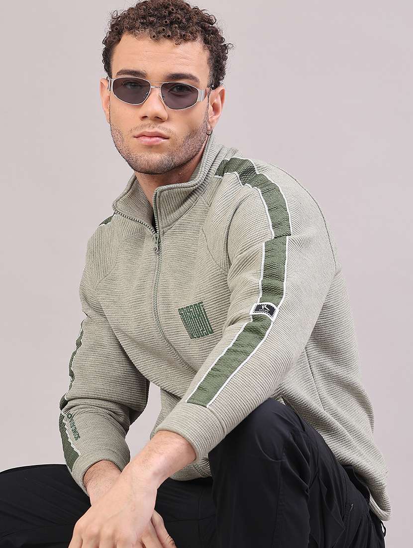 men printed long sleeve sweatshirt