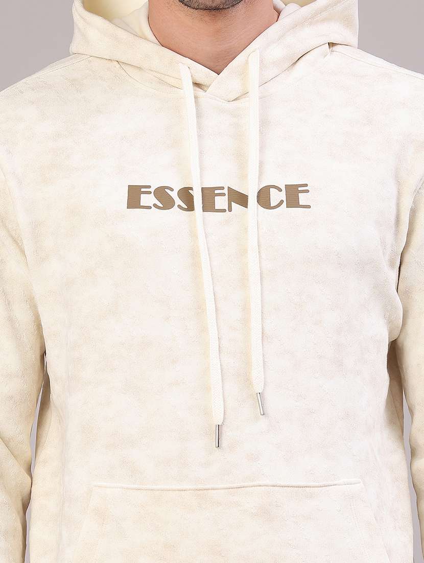 men printed long sleeve hooded sweatshirt - 22155253 -  Standard Image - 5