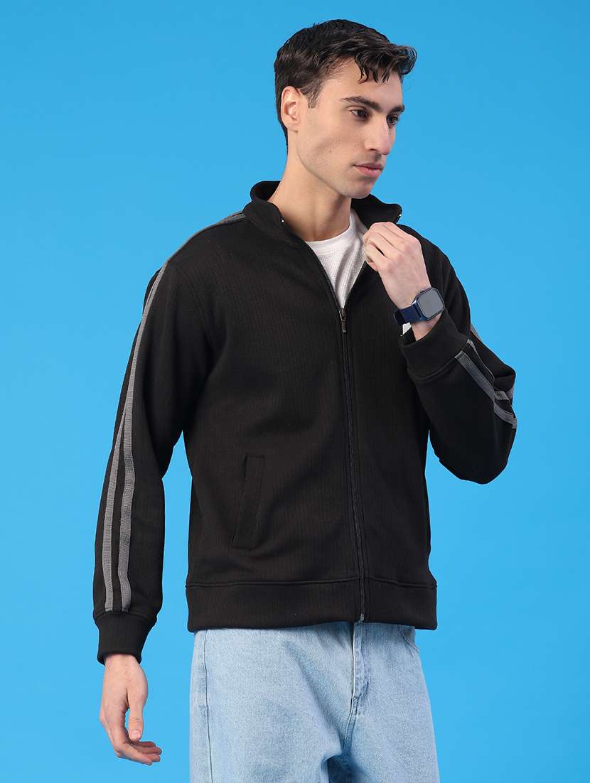 men solid long sleeve sweatshirt - 22155256 -  Standard Image - 3