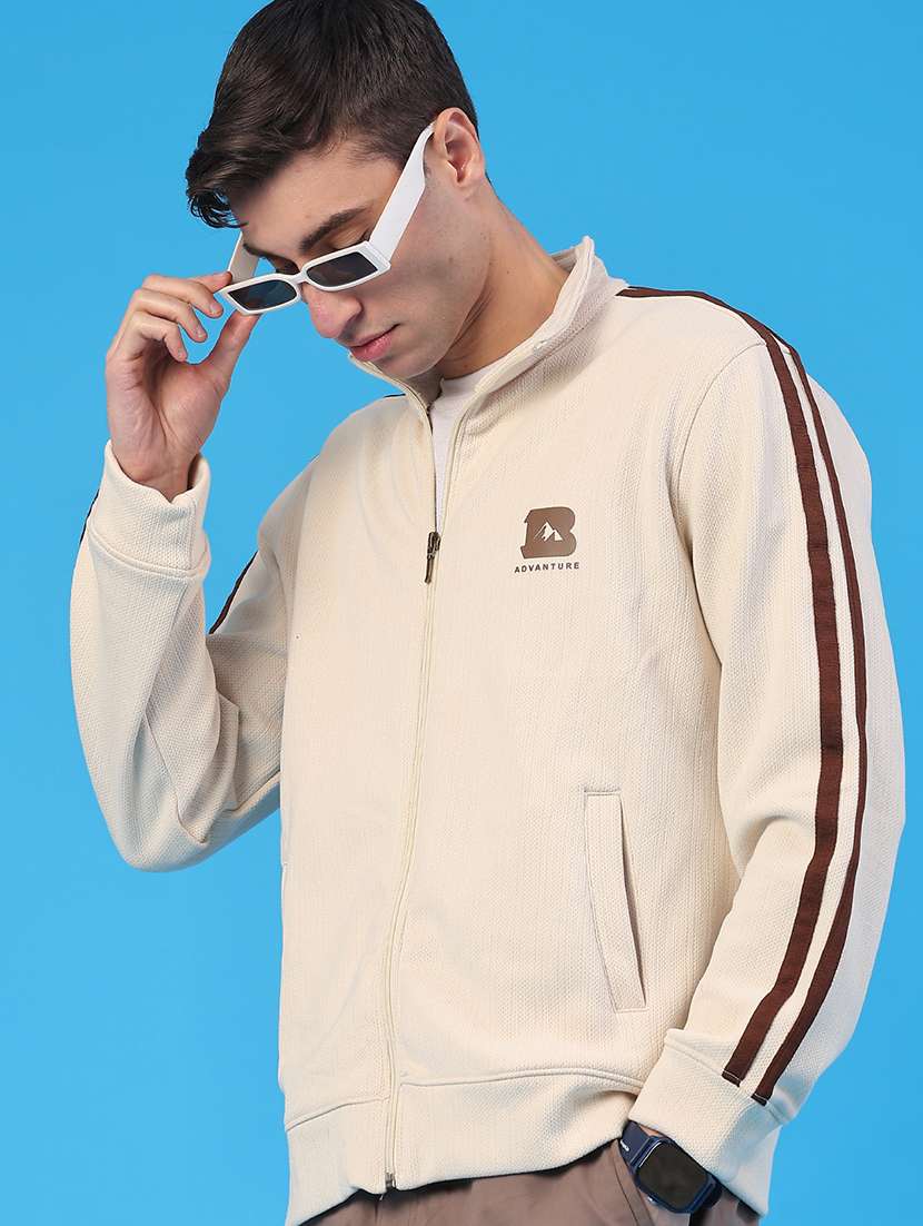 men solid long sleeve sweatshirt