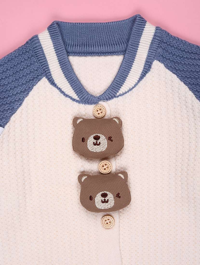 boys color block long sleeve sweater - 22155274 -  Standard Image - 3