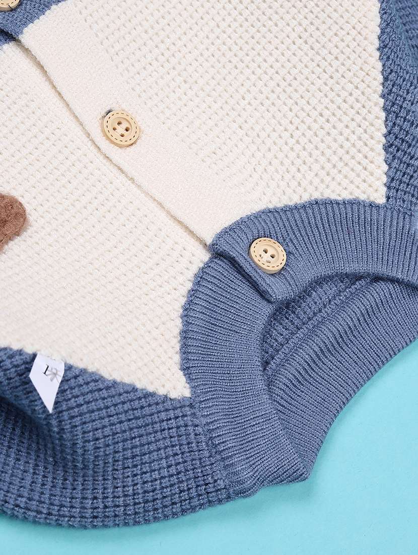 boys color block long sleeve sweater - 22155329 -  Standard Image - 3