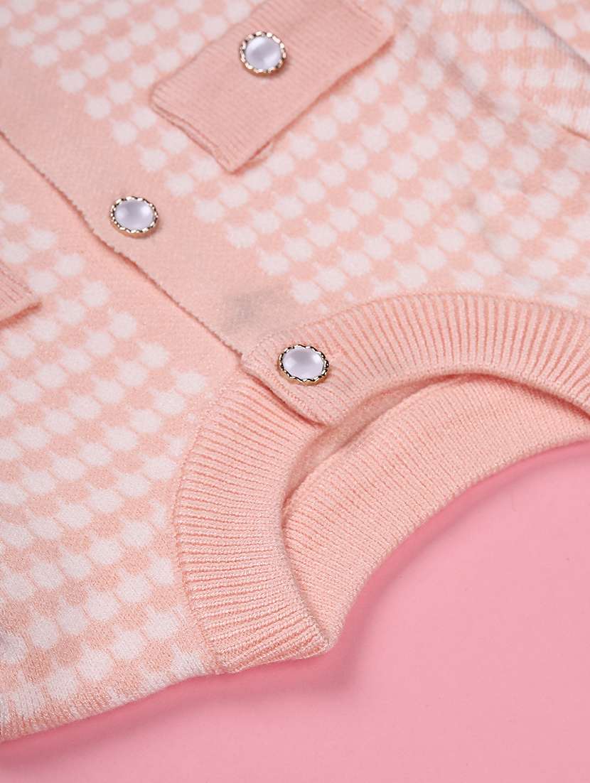 girls self designed long sleeve cardigan - 22155402 -  Standard Image - 3