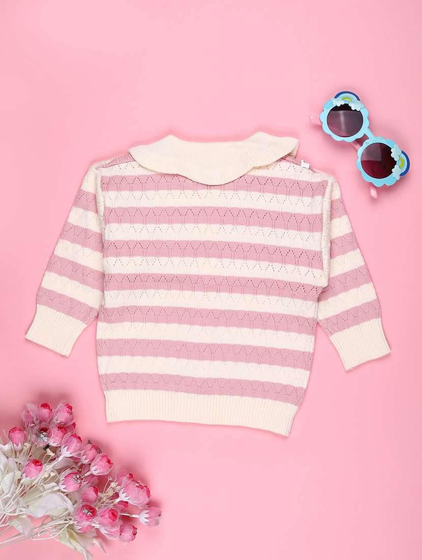 girls self designed long sleeve cardigan - 22155409 -  Standard Image - 3