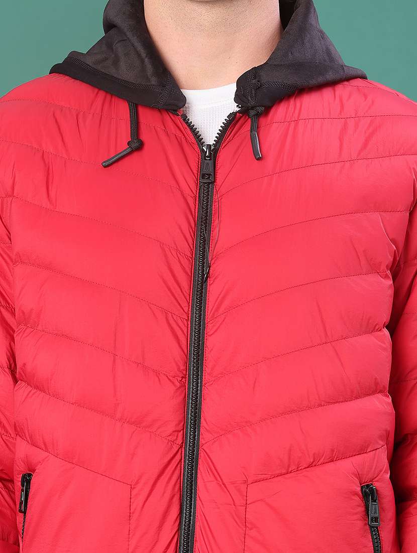 men solid long sleeve puffer jacket - 22155468 -  Standard Image - 5