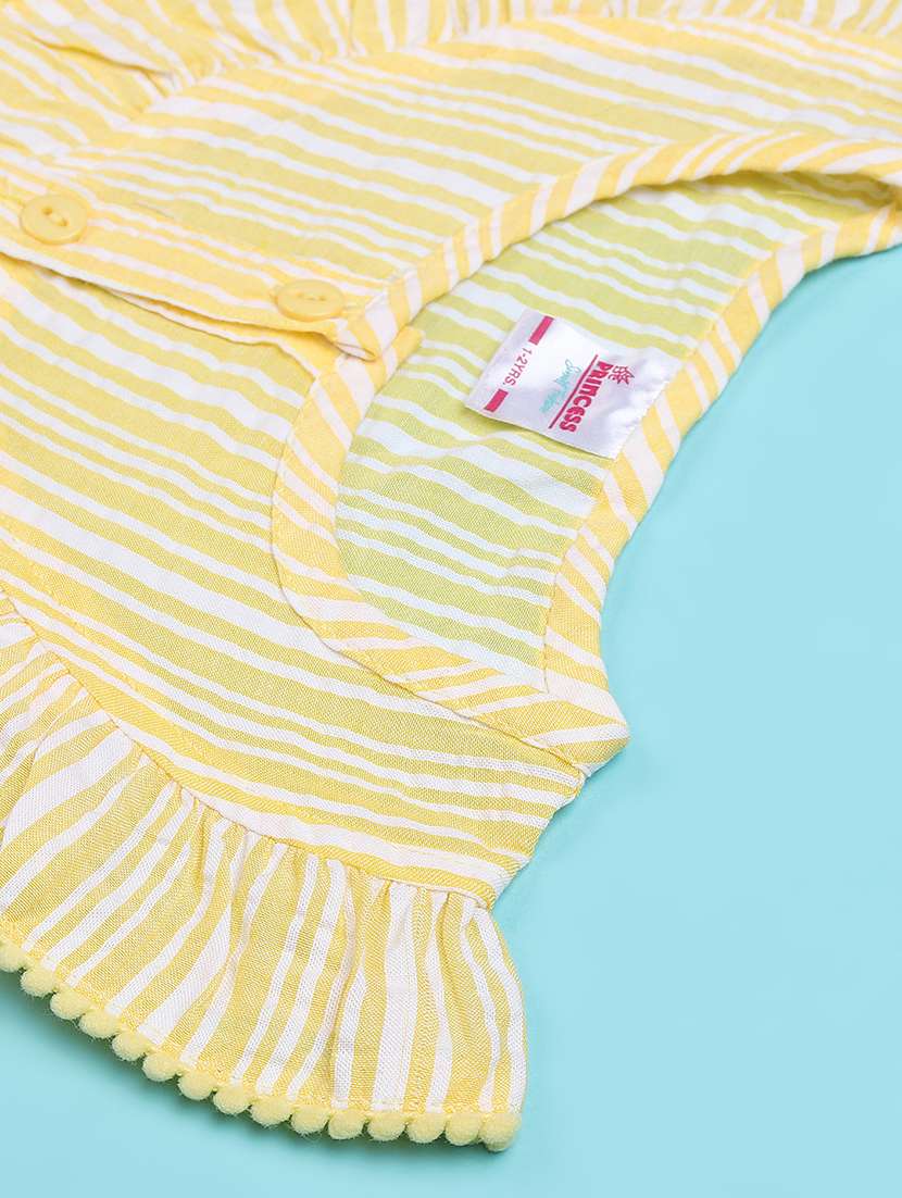 girls striped top and shorts set - 22156190 -  Standard Image - 3
