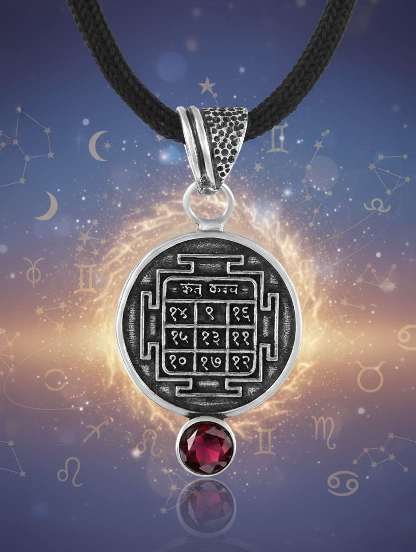 silver-plated brass pendant with gemstone - 22156206 -  Standard Image - 3