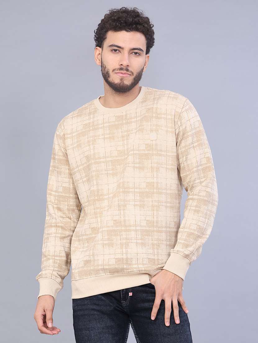 men printed long sleeve sweatshirt - 22156386 -  Standard Image - 3
