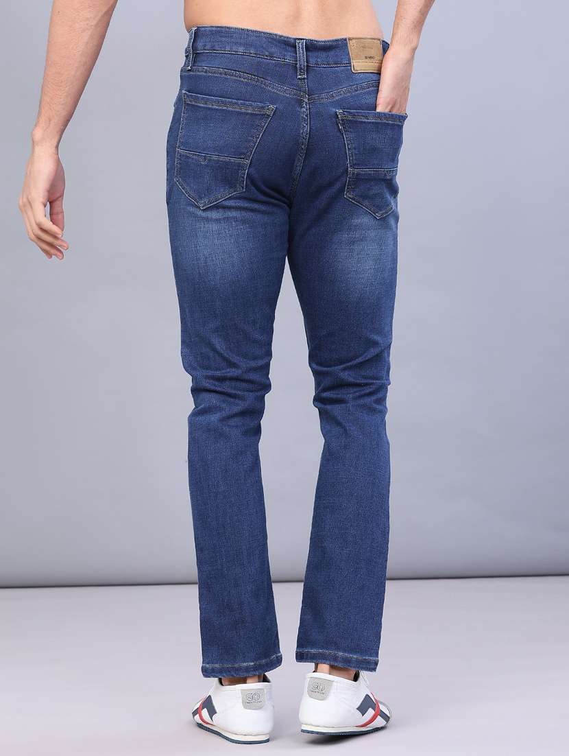men washed mid rise full length jeans - 22156751 -  Standard Image - 3