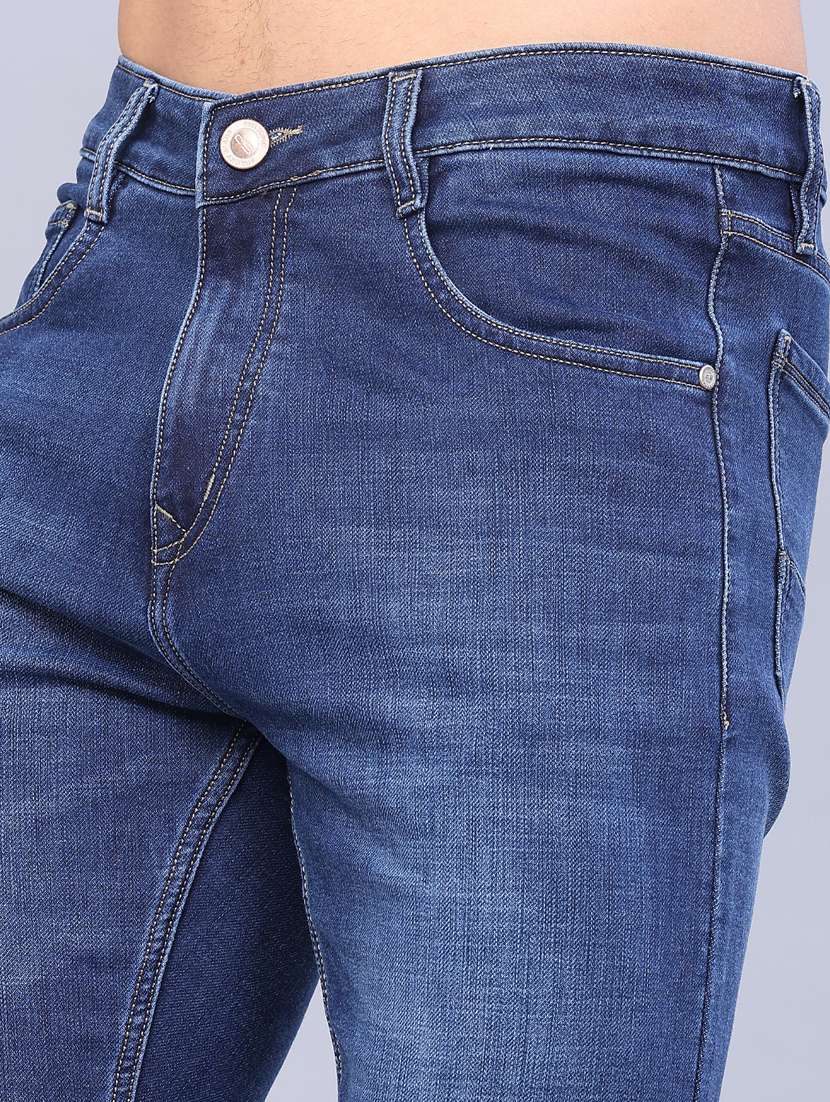 men washed mid rise full length jeans - 22156751 -  Standard Image - 5