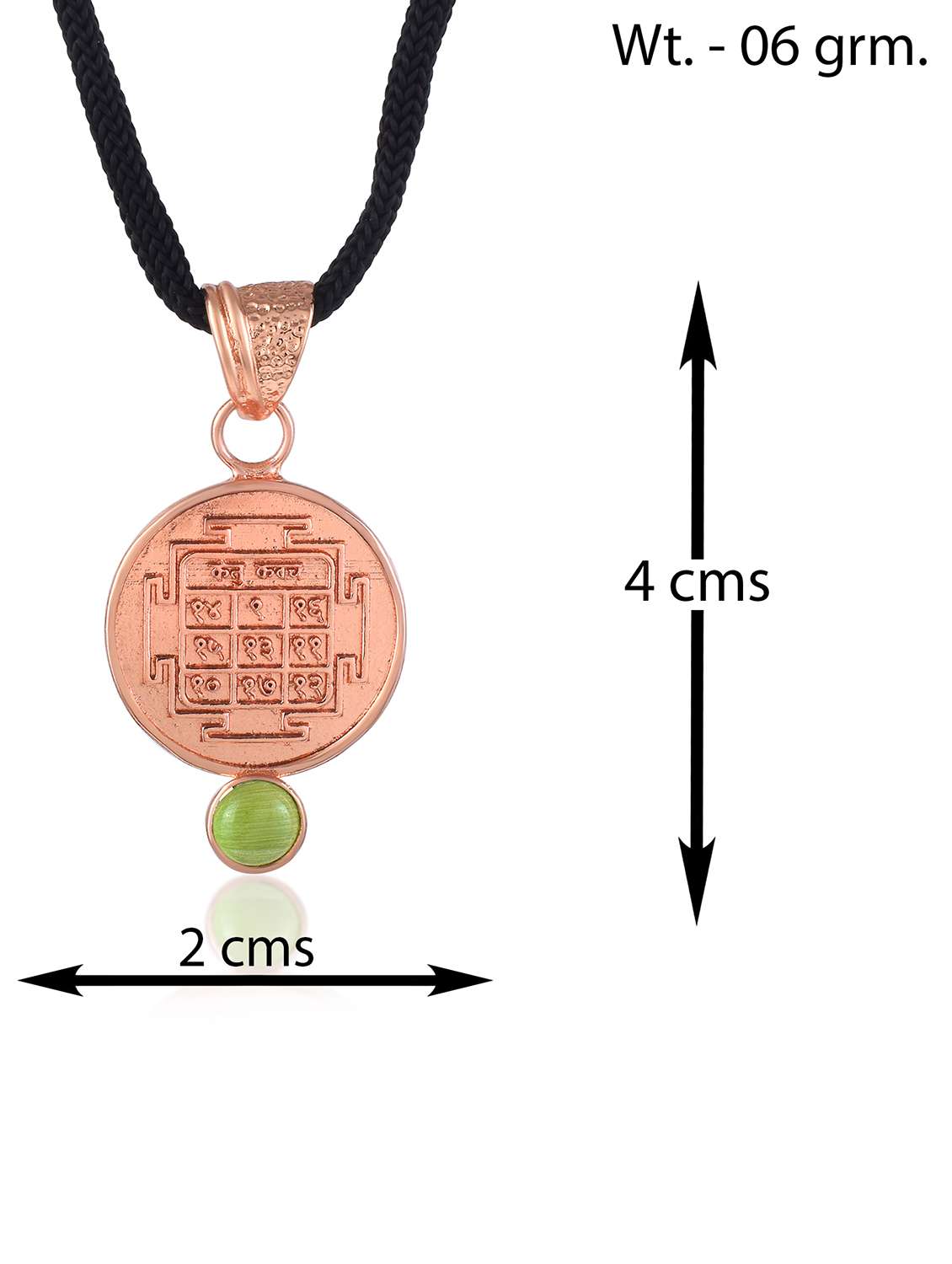 men brass pendant with gemstone - 22156757 -  Standard Image - 3