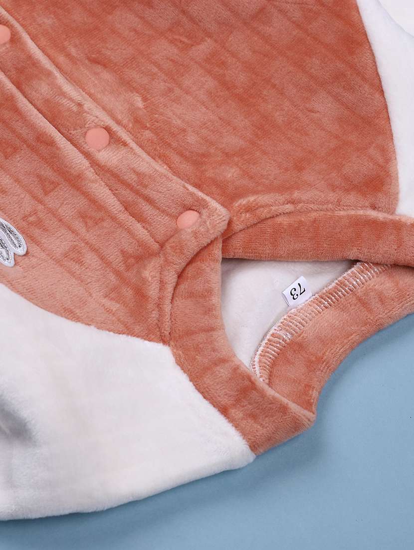 kids color blocked long sleeve romper - 22156758 -  Standard Image - 3