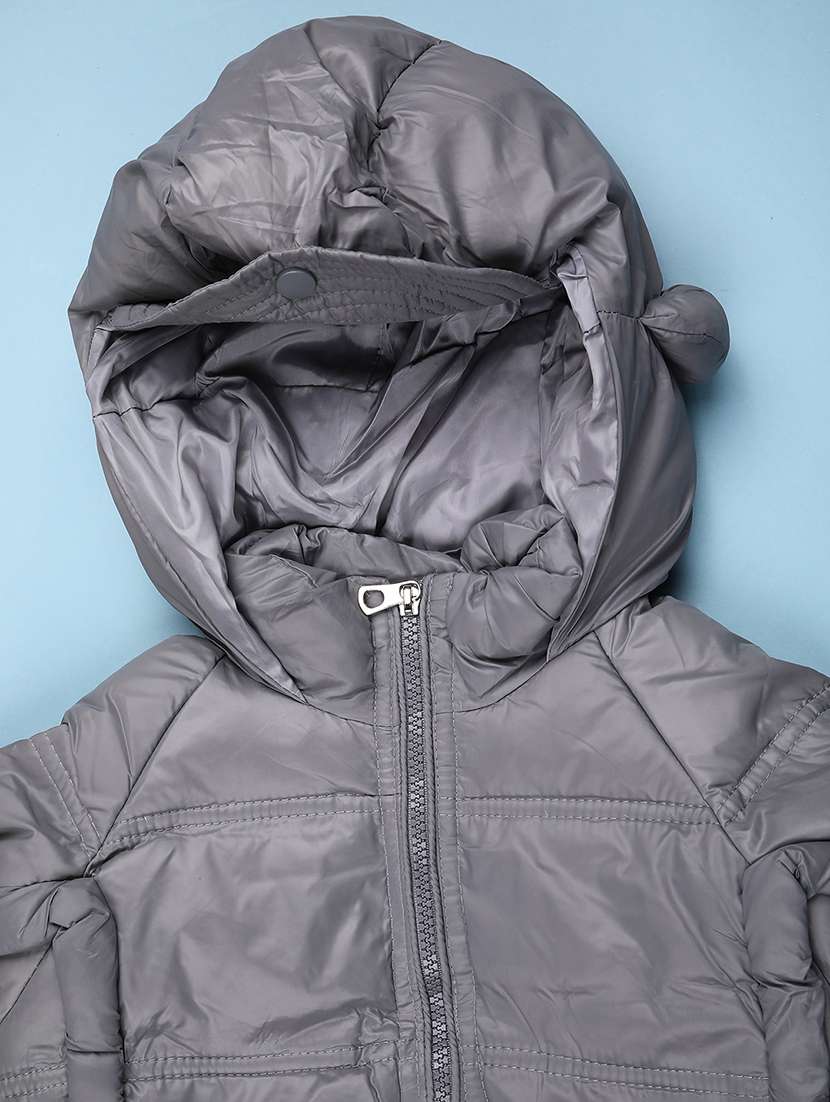 boys solid long sleeve quilted jacket - 22156775 -  Standard Image - 3