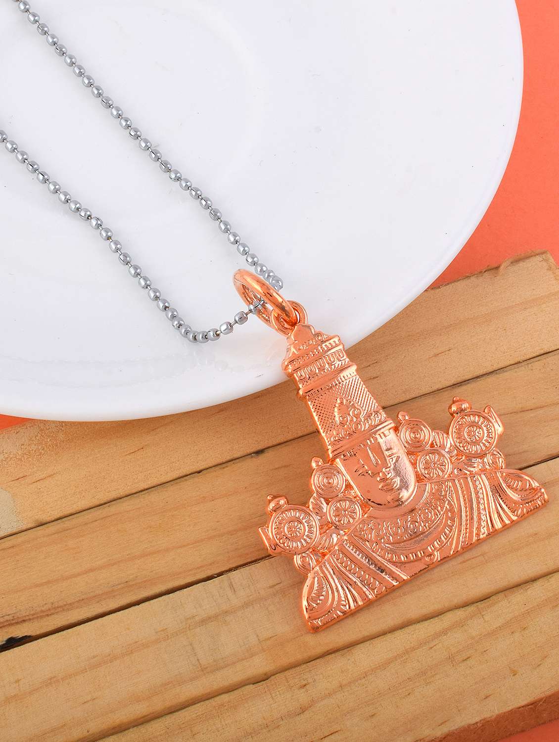 pure copper tirupati balaji lord venkateshwara pendant 