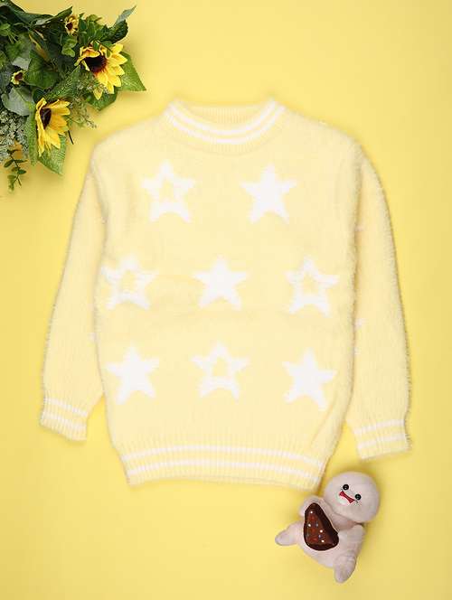 girls self designed long sleeve sweater - 22156792 -  Standard Image - 0