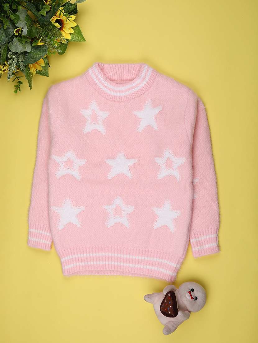 girls self designed long sleeve sweater - 22156793 -  Zoom Image - 0