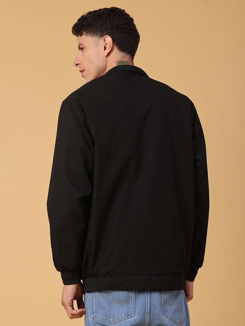 men solid long sleeve bomber jacket - 22156798 -  Standard Image - 3