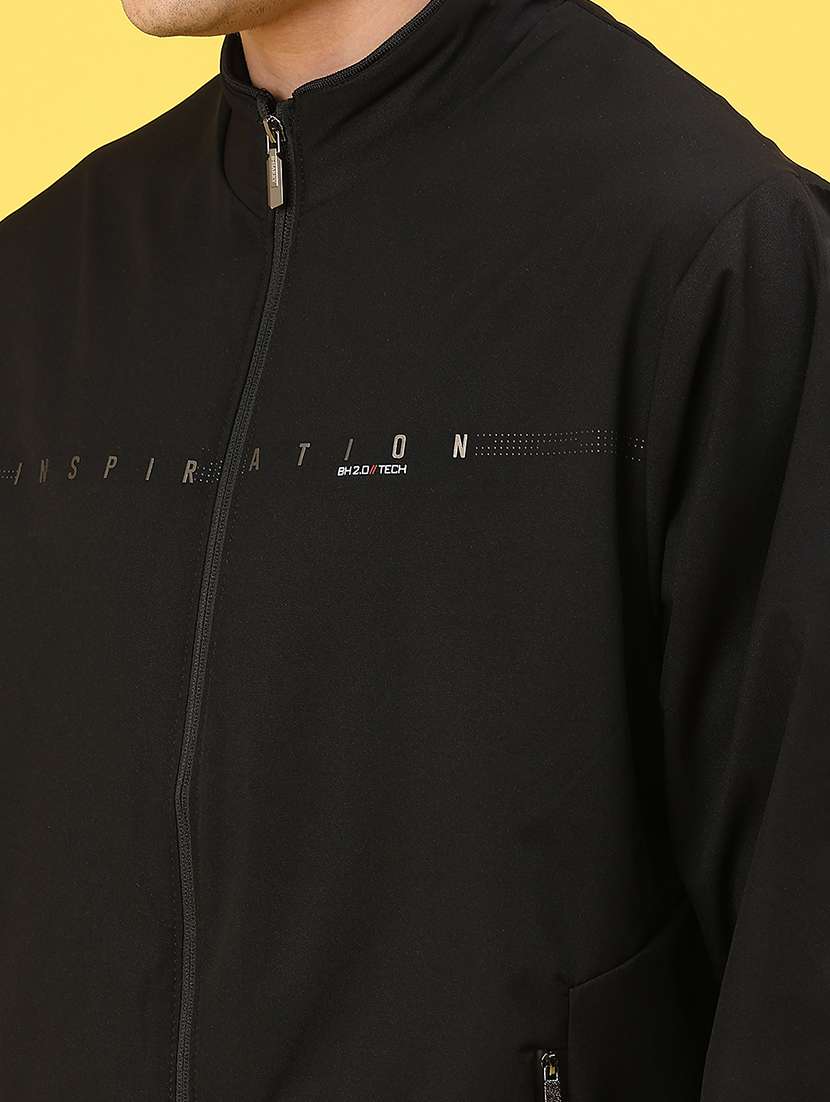 men solid long sleeve bomber jacket - 22156799 -  Standard Image - 5