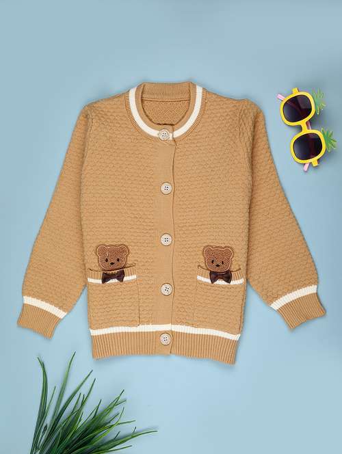 boys self design long sleeve sweater - 22156888 -  Standard Image - 0