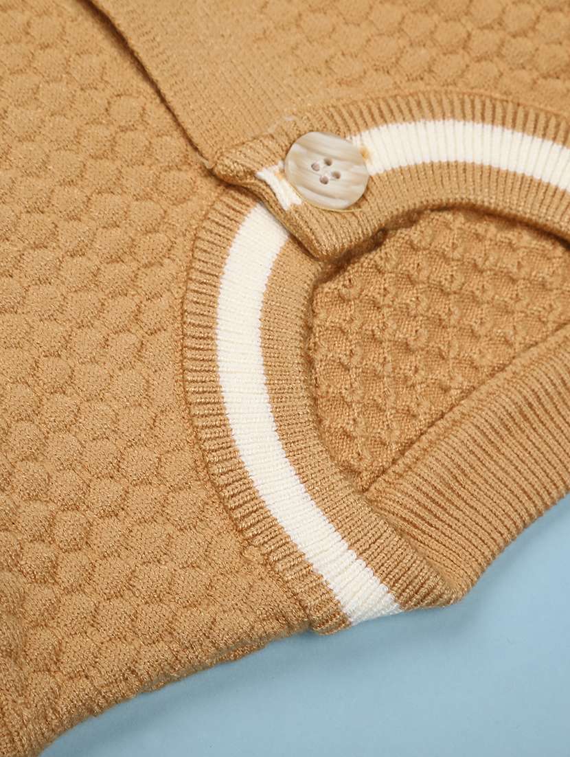 boys self design long sleeve sweater - 22156888 -  Standard Image - 3