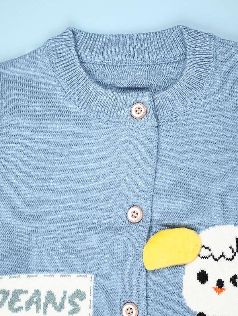 boys self design long sleeve sweater - 22156890 -  Standard Image - 3