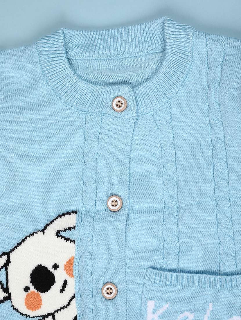 boys self design long sleeve sweater - 22156984 -  Standard Image - 3