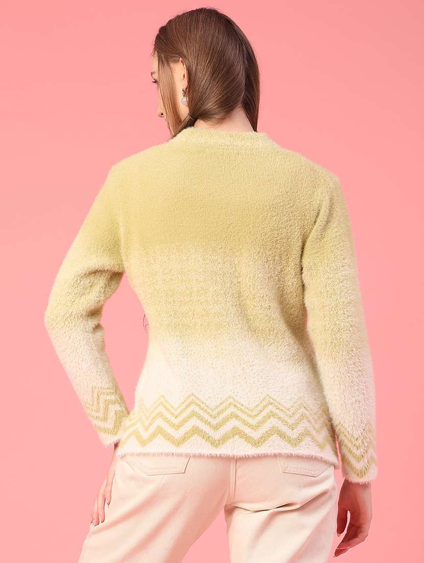 women self design long sleeve cardigan - 22156998 -  Standard Image - 3