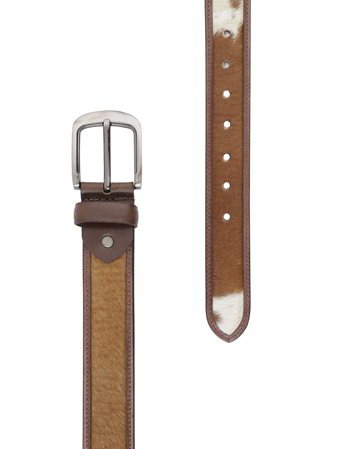 mens brown leather belt - 22157039 -  Standard Image - 5