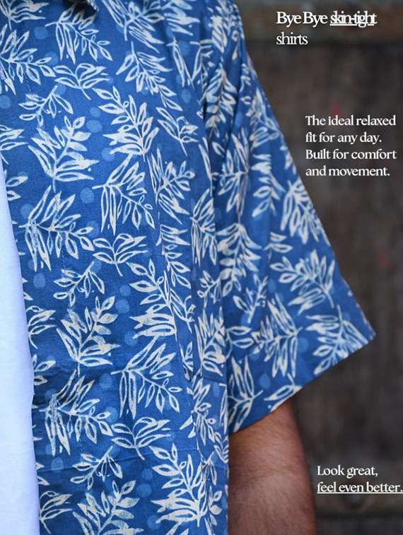 men printed short sleeve regular fit casual shirt - 22157070 -  Standard Image - 5