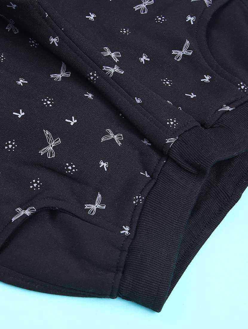 girls printed mid rise regular fit jogger - 22157125 -  Standard Image - 3