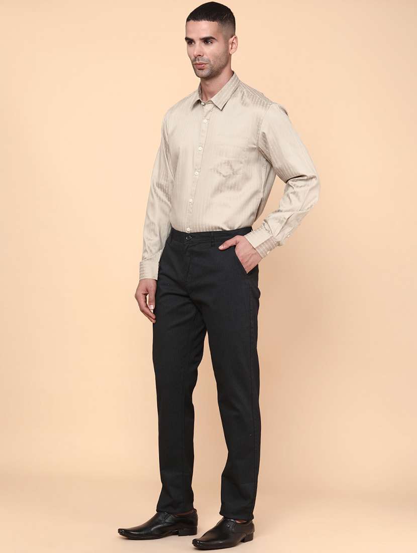 men self design long sleeve regular fit formal shirt - 22157139 -  Standard Image - 5