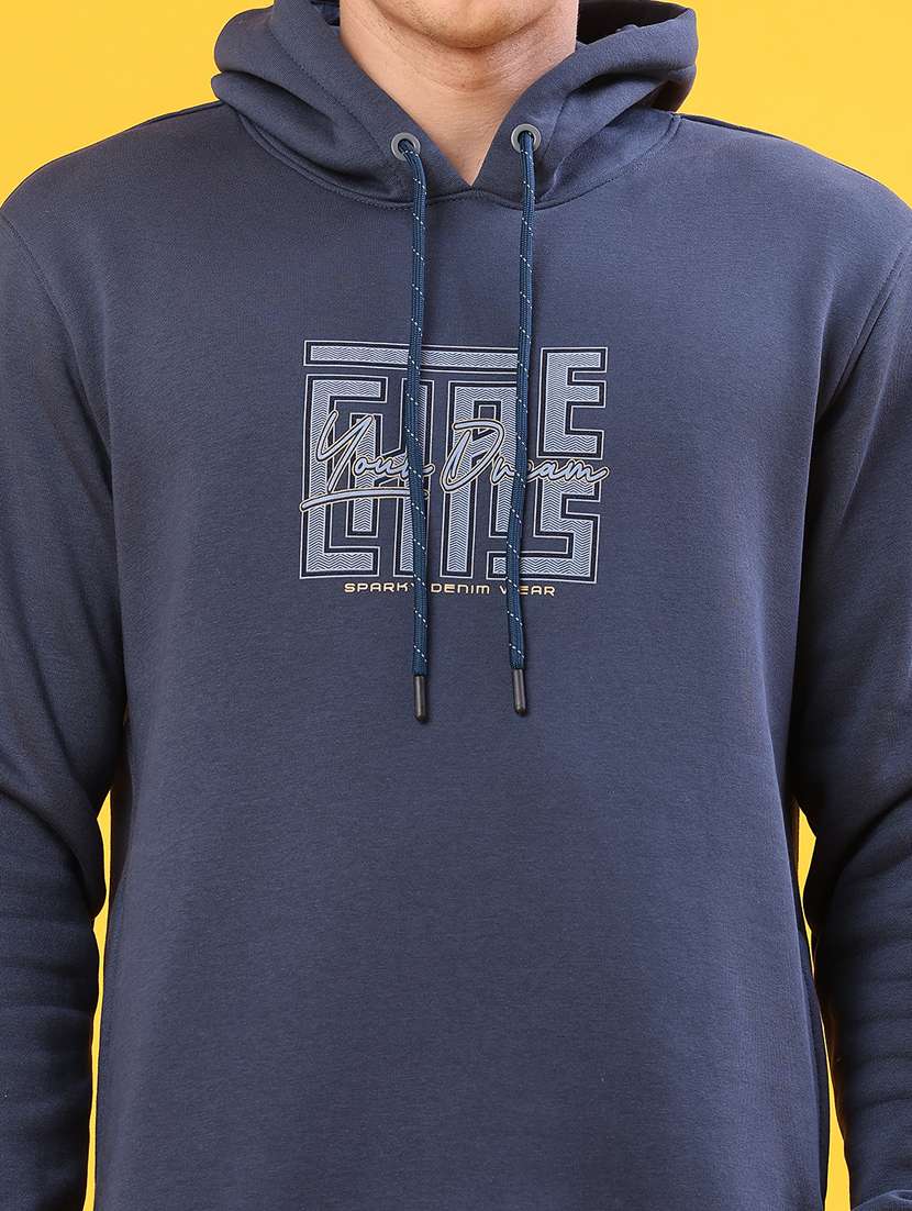 Men Chest Print Long Sleeve Regular Fit Sweatshirt - 22157164 -  Standard Image - 5