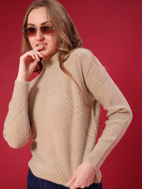 women self designed long sleeve pullover - 22157197 -  Standard Image - 0