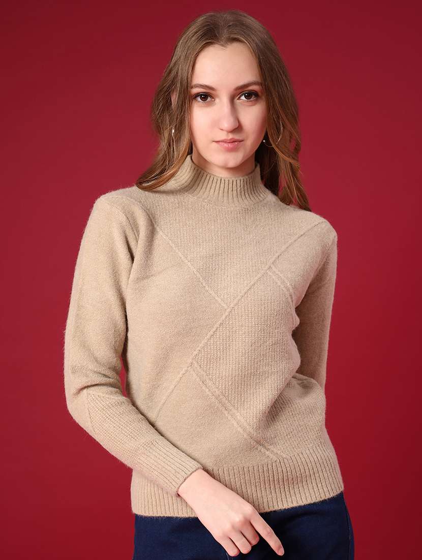 women self designed long sleeve pullover - 22157197 -  Standard Image - 3