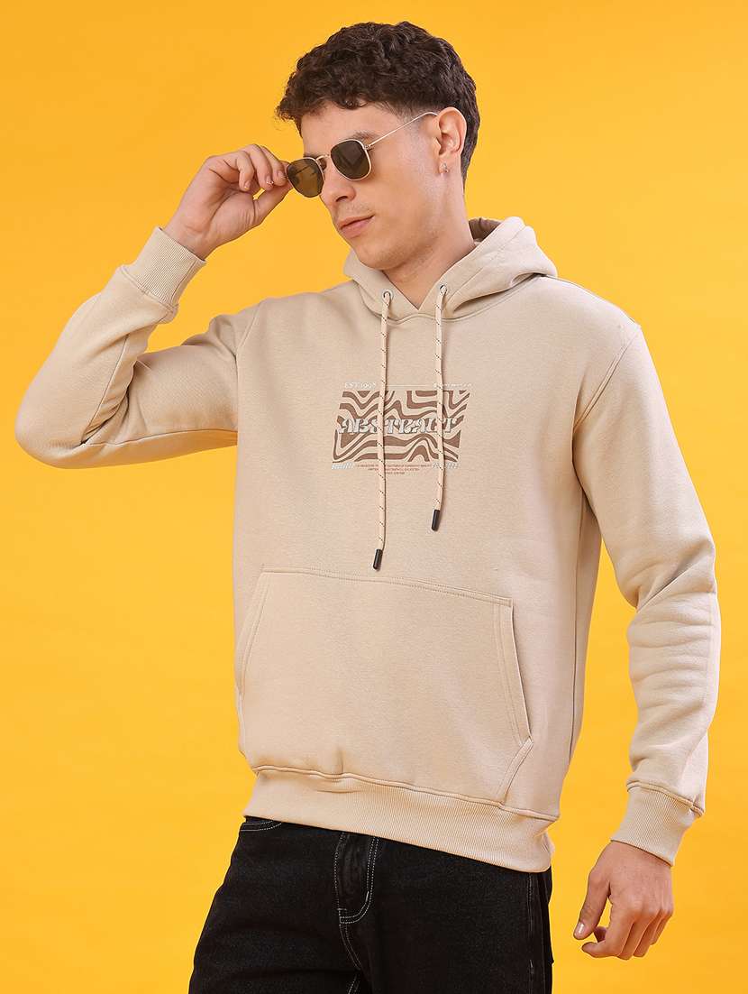 men chest print long sleeve regular fit sweatshirt