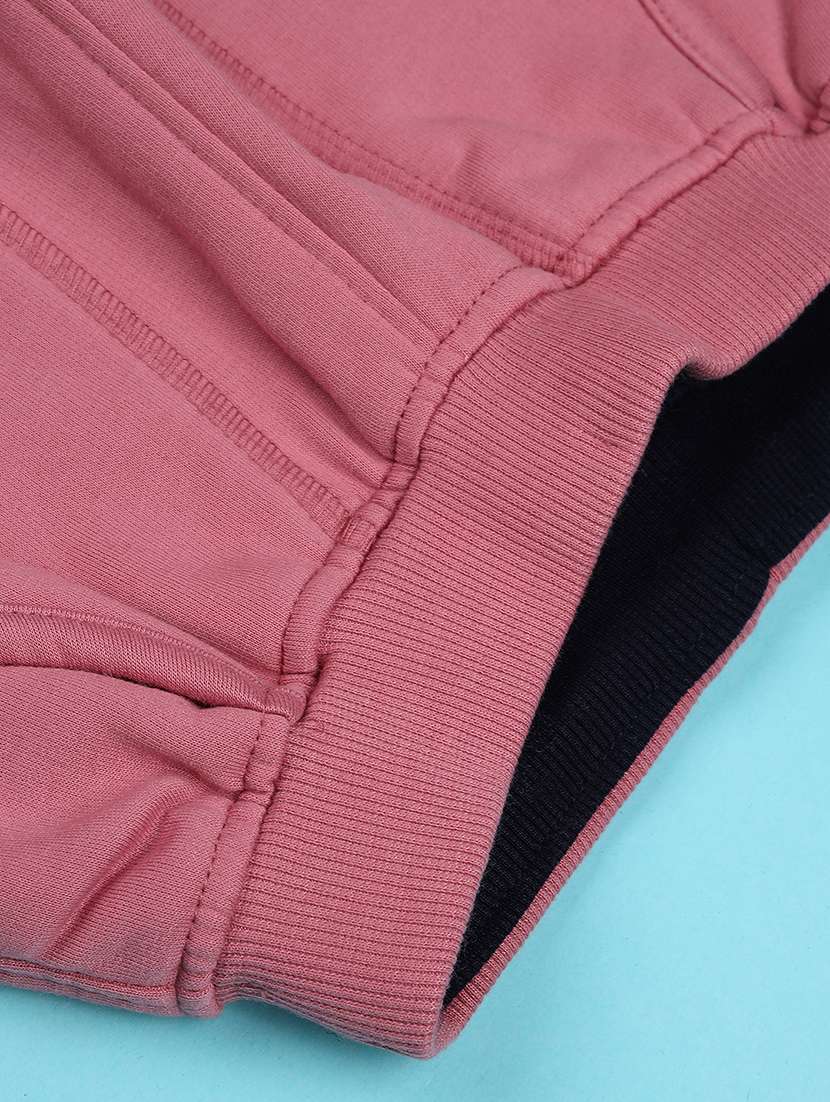 girls solid mid rise track pant - 22157211 -  Standard Image - 3