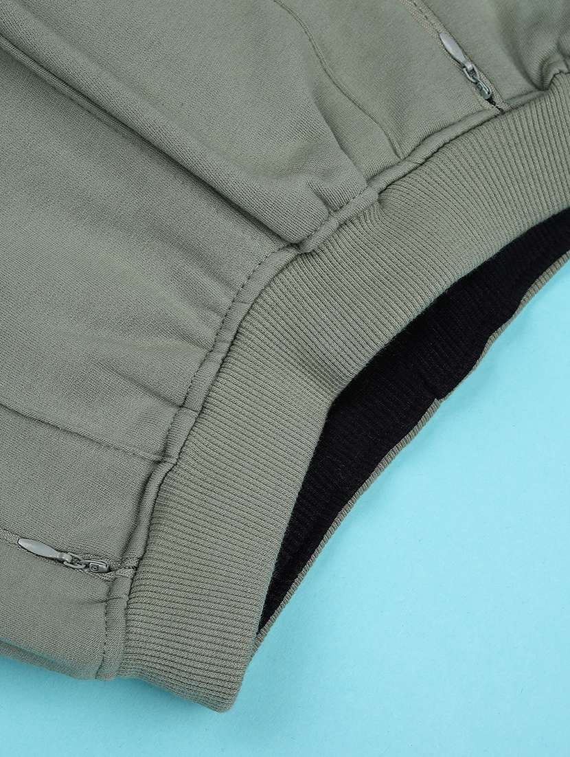 girls solid mid rise track pant - 22157220 -  Standard Image - 3