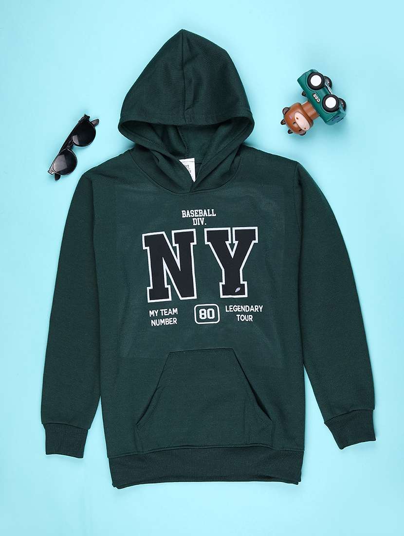 boys typographic long sleeve sweatshirt