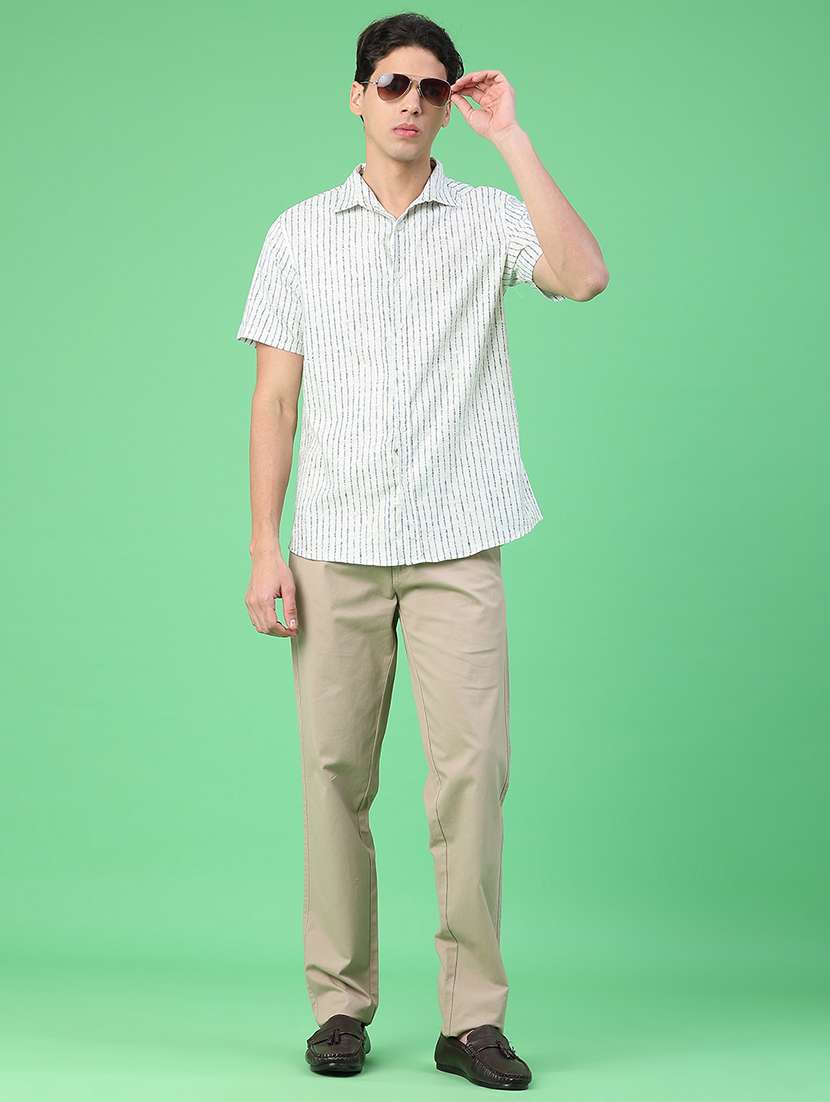 Men Printed Short Sleeve Regular Fit Casual Shirt - 22157223 -  Standard Image - 5