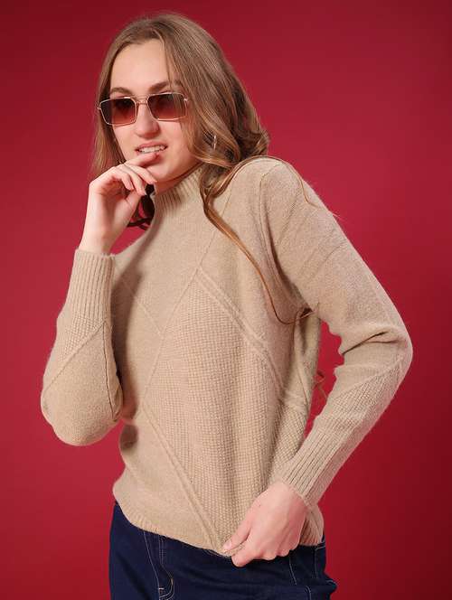 women self design long sleeve pullover - 22157255 -  Standard Image - 0